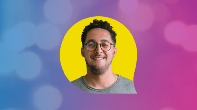 man smiling