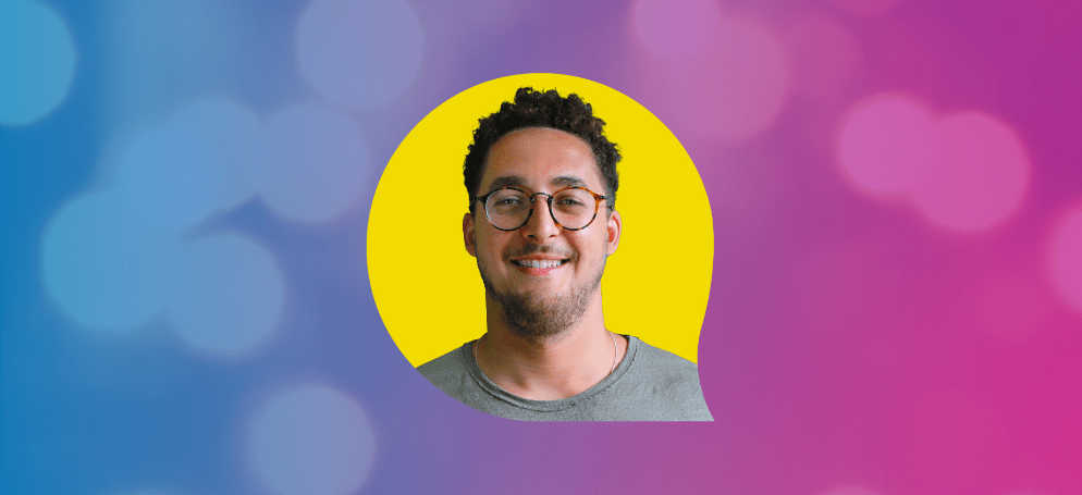 man smiling