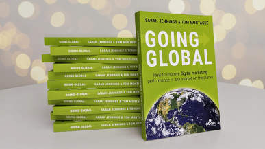 Oban's book is designed to be a practical guide for businesses looking to grow internationally using digital marketing techniques.