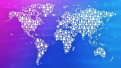 world map managing international teams