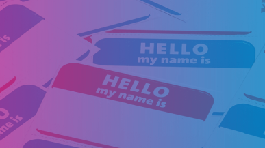 hello name tag