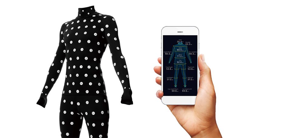 camera taking photo of data positioning suit