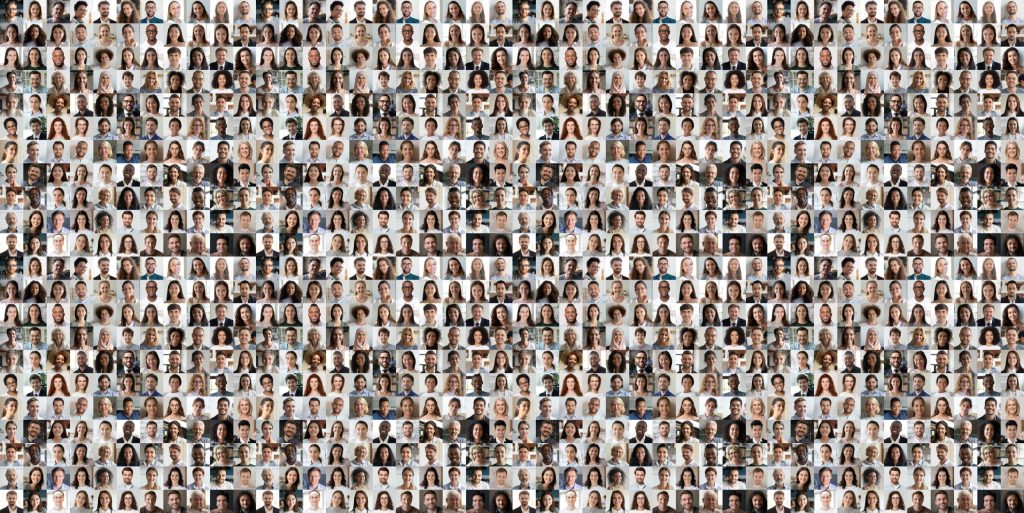 hundreds of small images