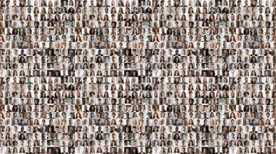 hundreds of small images