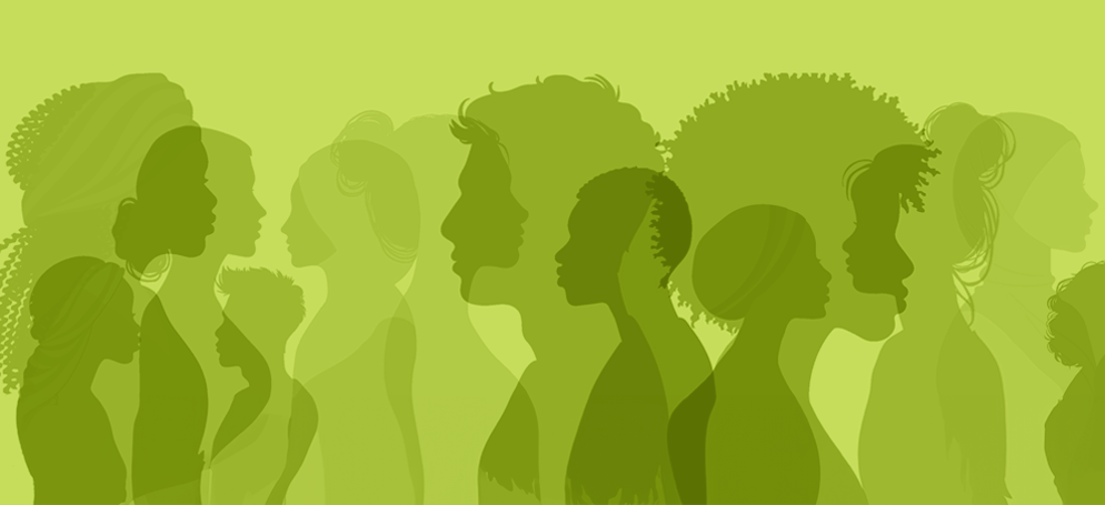 silhouettes of people