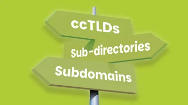sign post with tech terms